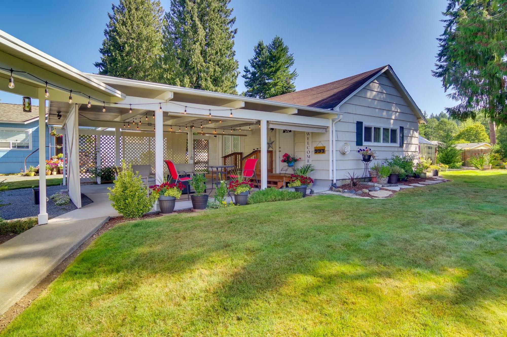 Charming Updated Retreat Walk To Lake Stevens! Exterior foto