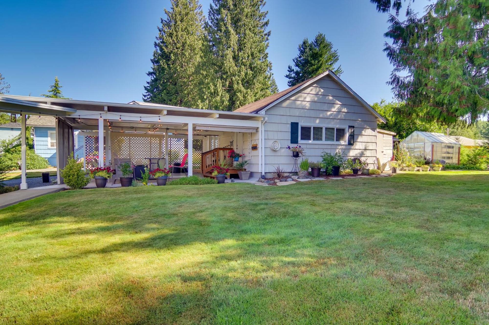 Charming Updated Retreat Walk To Lake Stevens! Exterior foto